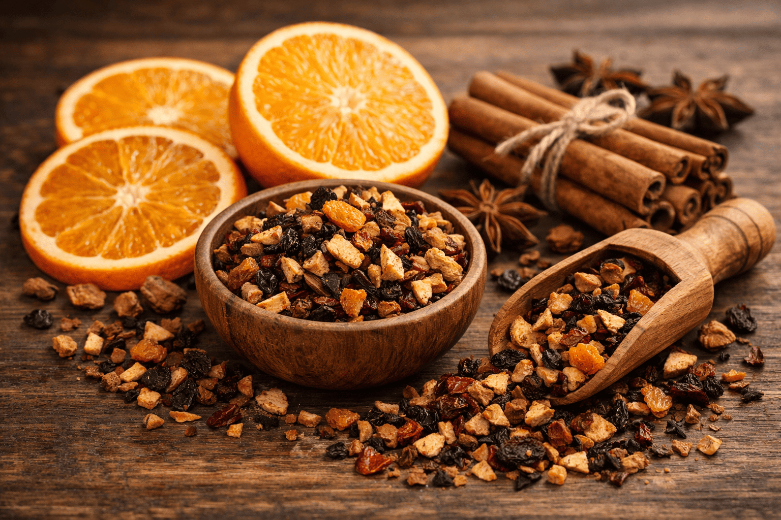 Luxtepdriu Orange–Cinnamon Fruit Blend